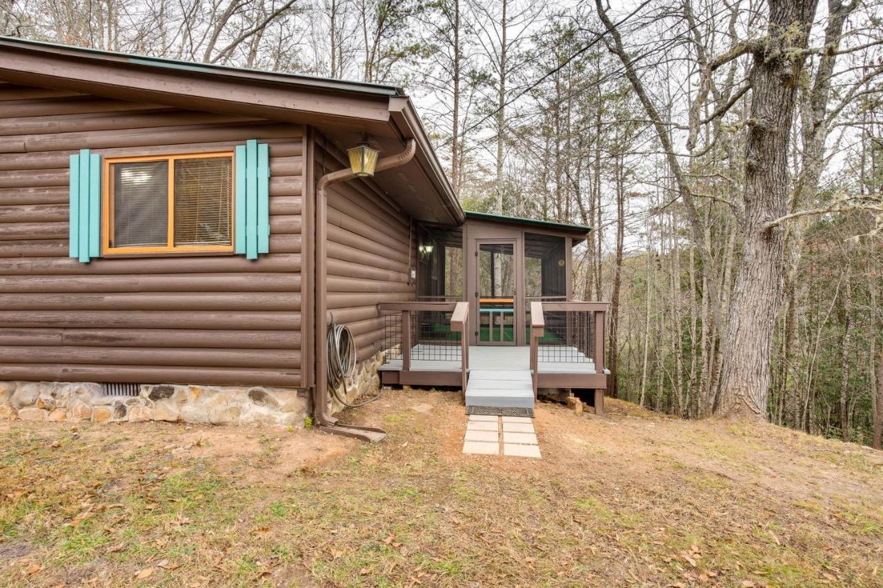 Peaceful Warne Cabin Fenced Yard And Screened Porch Brasstown Ngoại thất bức ảnh