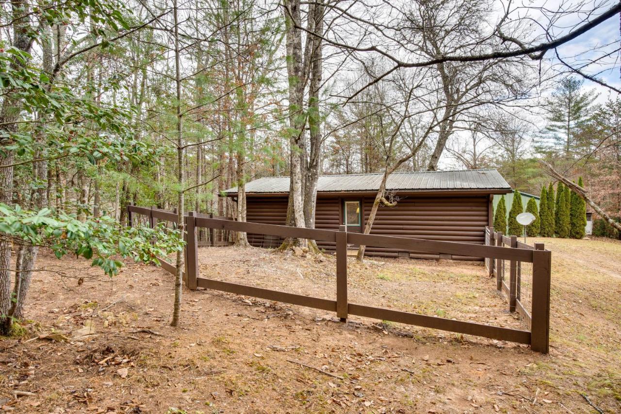 Peaceful Warne Cabin Fenced Yard And Screened Porch Brasstown Ngoại thất bức ảnh