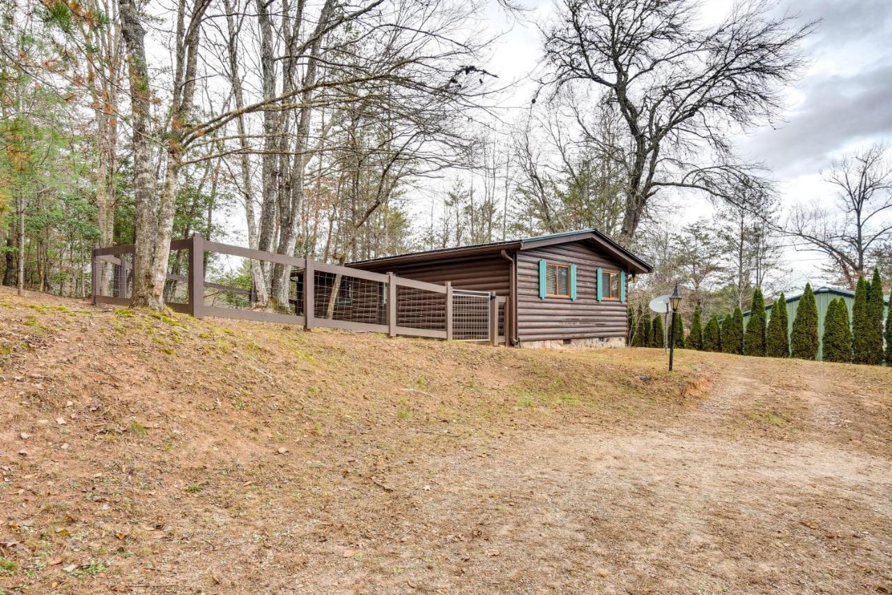 Peaceful Warne Cabin Fenced Yard And Screened Porch Brasstown Ngoại thất bức ảnh